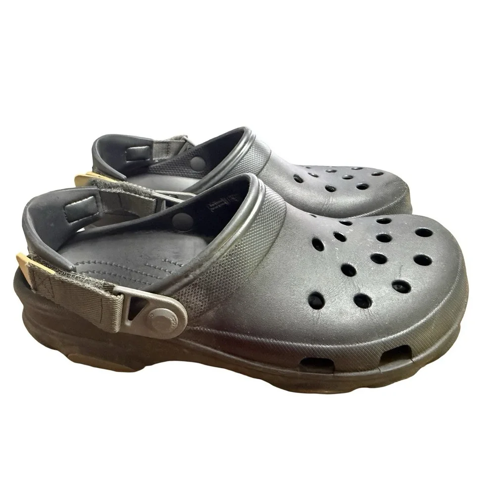 Crocs‎ Classic All-Terrain Mens Clog Size 8 Outdoor Adventure Comfort Black